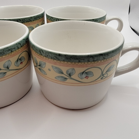 Pfaltzgraff French Quarter Coffee Mug. Vintage 1990 design. Set of 4. - Picture 3 of 6